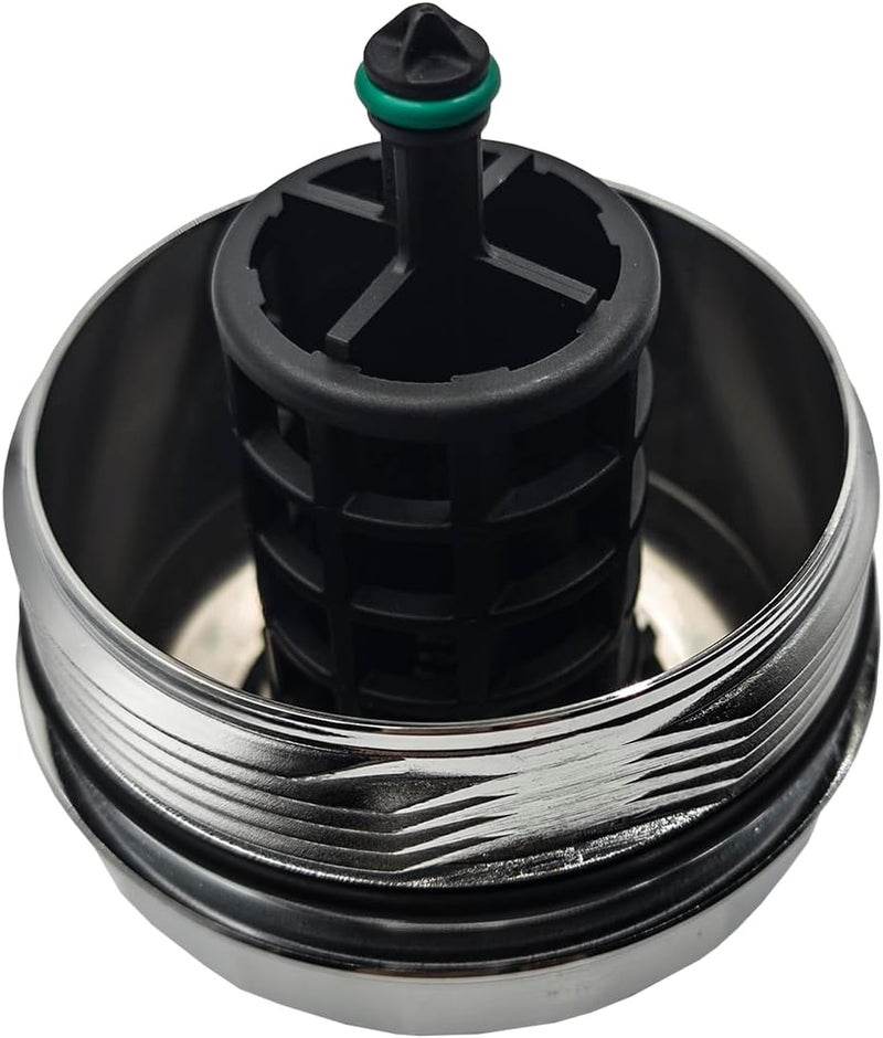 AMCC Aluminum Engine Oil Filter Replacement Kit&Reinforced Gasket&Oil Filter Housing Cap&Oil Filter Compatible with BMW N20 N52 N54 N55 F10 F25 325xi 330i 530i 740i X5 (Aluminum cover 7 kit) - Image 4